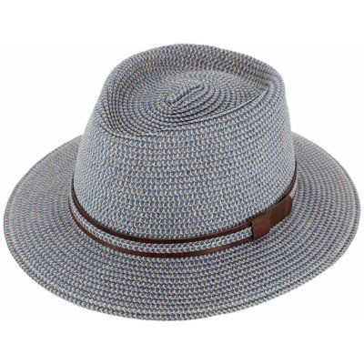 Fiebig Headwear since 1903 Letní modrý fedora klobouk Traveller Toyo – Hledejceny.cz