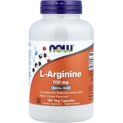 Now Foods L-Arginine 700 mg 180 veg kapslí – Hledejceny.cz