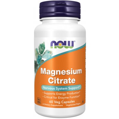 Now Foods Magnesium Citrate 60 veg kapslí – Hledejceny.cz