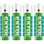 Baterie nabíjecí AA 4ks (HR6), 1,2V, 2400mAh, NiMh EXTOL ENERGY 42061 – Zboží Živě