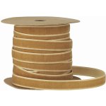 Ib Laursen Sametová stuha na špulce Clay - 10 m, žlutá barva, oranžová barva, textil – Zboží Dáma