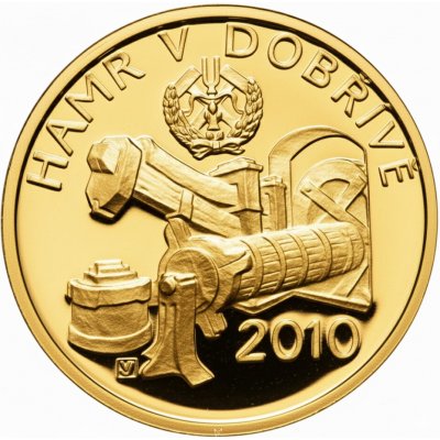 ČNB Zlatá mince 2500 Kč Hamr v Dobřívě 2010 7,78 g – Zboží Dáma