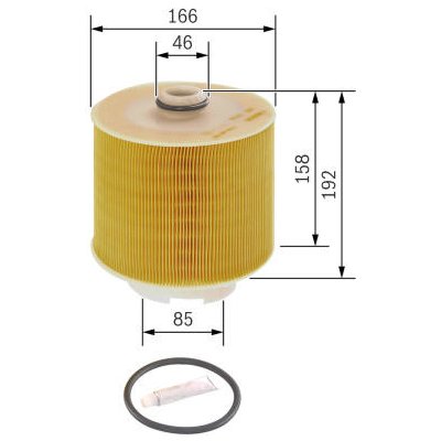 Vzduchový filtr BOSCH F 026 400 198 – Hledejceny.cz