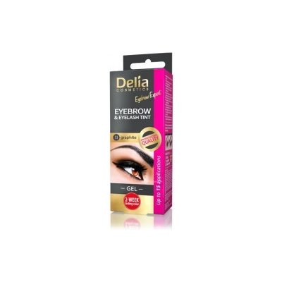 Delia Cosmetics eyebrow and eyelash tint gel 1,1 graphite 15 ml – Sleviste.cz