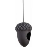 Esschert Design Krmítko závěsné Žalud 11 x 16 cm černá – Hledejceny.cz
