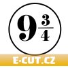 E-cut.cz Samolepka Nástupiště 9 ¾ rozměry 35x35 cm