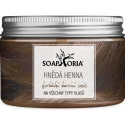 Soaphoria Henna hnědá barva na vlasy 100 g
