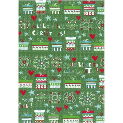 papír vánoční balicí 0,7x10m mix – Zboží Dáma