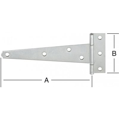 Vormann ZT 200 Závěs trojúhelníkový 200x50x110x2,5mm – Zboží Mobilmania