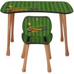 Home Elements stolek s židličkou fotbal – Zboží Dáma