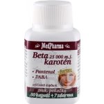MedPharma Beta karot.25 000 m.j.Panth.+ Paba 37 kapslí – Hledejceny.cz