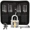 Pracovní nůž Sada planžet LockPick 17v1 s průhledným trénovacím zámkem ML0019