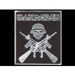 Nášivka IRON MAIDEN guns vyšívaná zažehlovací – Sleviste.cz
