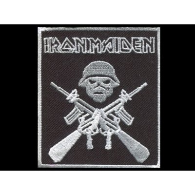Nášivka IRON MAIDEN guns vyšívaná zažehlovací – Sleviste.cz