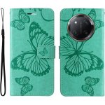 Big Butterfly knížkové pouzdro na Honor Magic 7 Lite 5G - modrozelené – Zboží Živě
