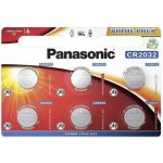 Panasonic CR2032 6ks CR2032L/6BP – Zboží Mobilmania