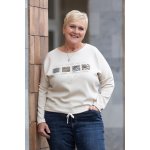 Italy fashion Tričko s dlouhým rukávem WILDNESS Khaki – Zboží Dáma