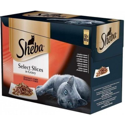 Sheba Slices in Gravy šťavnatý výběr 12 x 85 g – Zboží Mobilmania