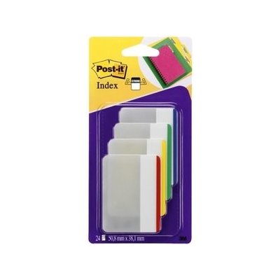 Supersilné záložky Post-it - 50,8 x 38,1 mm, mix barev, 4 x 6 ks – Hledejceny.cz