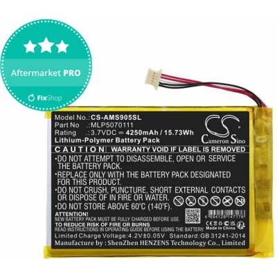 Baterie pro Autel MaxiSys Mini, MaxiIM IM508, MS905, 4250mAh, Li-Pol, 3.7V, MLP5070111, HQ – Zboží Živě