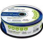 MediaRange DVD-R 4,7GB 16x, printable, spindle, 25ks (MRPL612) – Zboží Mobilmania