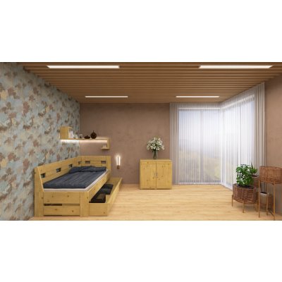 HP nábytek Úložný prostor 1/1 smrk 197 x 25 x 85 cm – Zboží Dáma