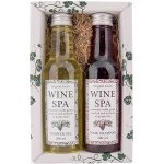 Bohemia Gifts & Cosmetics Wine Spa Vinná kosmetika Hroznový olej a extrakt z vinné révy sprchový gel 200 ml + šampon na vlasy 200 ml dárková sada – Zbozi.Blesk.cz