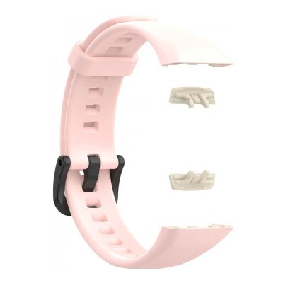 BStrap Silicone řemínek na Honor Band 6 / Huawei Band 6, sand pink SHO003C04 – Zbozi.Blesk.cz