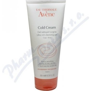 Avene Cold cream gel surgras mycí gel 200 ml