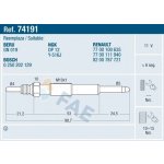 Žhavící svíčka FAE 74191 – Hledejceny.cz