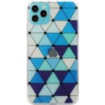 Appleking Pouzdro měkké se vzorem vitráže iPhone 11 Pro Max - modré – Hledejceny.cz