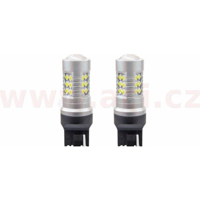 LED žárovka 1156 CAN-BUS 24x SMD 3030 T20 7440 w21w 12V/24V bílá 5600k sada 2 ks 01173 – Hledejceny.cz
