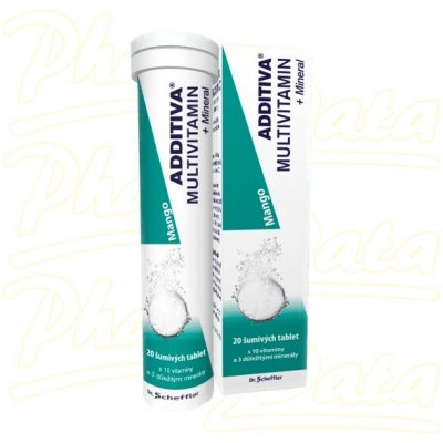 Additiva Multivitamin s minerály mango 20 šumivých tablet – Hledejceny.cz