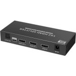 PremiumCord HDMI 2.1 splitter 1-2 porty, 8K@60hz, 4K@120Hz, 1080p, HDR+ KHSPLIT2M – Zboží Živě