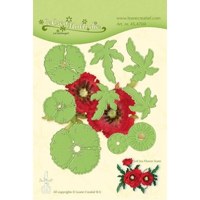 Vyřezávací a embosovací kovová šablona Leabilities Vlčí mák 9 ks – Hledejceny.cz