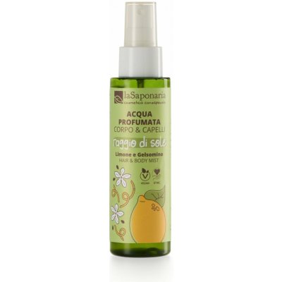 laSaponaria Body & Hair Mist Tělová mlha SunBeam citron & jasmín 100 ml – Zboží Dáma