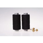 Lněná nit střední, 33 x 2, 200m, černá – Hledejceny.cz