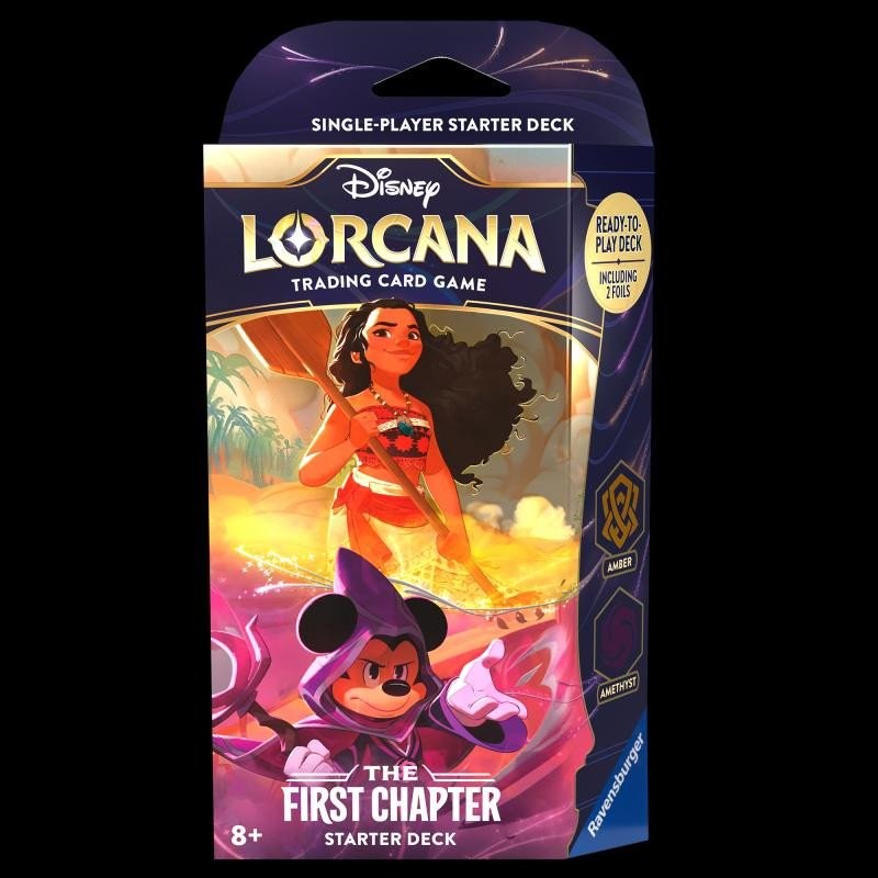 Disney Lorcana TCG: The First Chapter Amber / Amethyst Starter Deck
