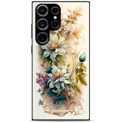 Pouzdro Mobiwear Glossy Samsung Galaxy S23 Ultra - G014G Krémové květy – Zbozi.Blesk.cz