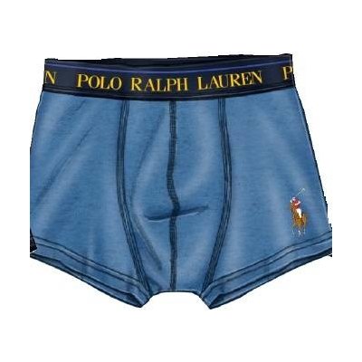 Ralph Lauren Polo Solid Trunk pánské boxerky modré