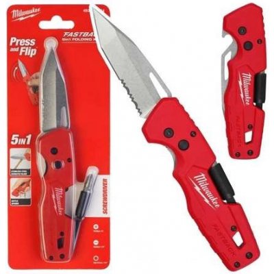 Milwaukee 4932492454 FOLDING KNIFE FASTBACK 5 v 1 – Zboží Mobilmania