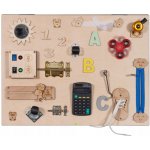 Kik KX4628 Dřevěná oboustranná manipulační tabule přírodní – Zbozi.Blesk.cz