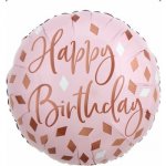 Anagram Kruh HB růžový 43cm fóliový balónek – Sleviste.cz