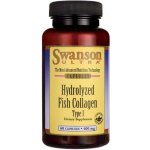 Swanson Hydrolyzovaný Kolagen Rybí Typ I 400 mg 60 kapslí – Hledejceny.cz
