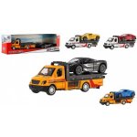 Teddies Auto odtahovka + auto kov/plast 11cm na zpětné natažení mix druhů v krabičce 24x7,5x6cm – Zbozi.Blesk.cz