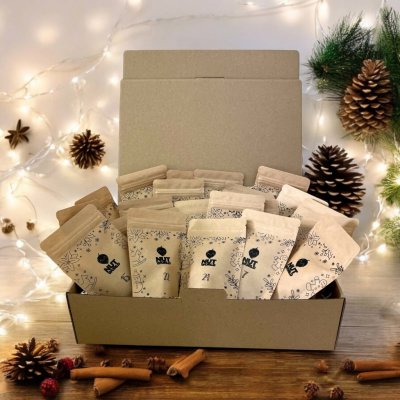 Nutworld Adventní kalendář ve VÁNOČNÍ KRABICI Sladký nebo slaný: ALL IN ONE – Zboží Dáma