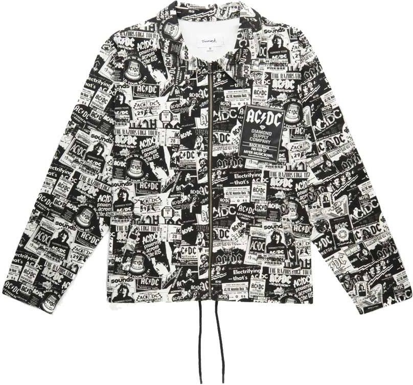 Diamond bunda World Tour Jacket Black-White