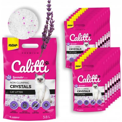 Calitti Silikonové stelivo levandulové antibakteriální 16 x 3,8 l – Zbozi.Blesk.cz