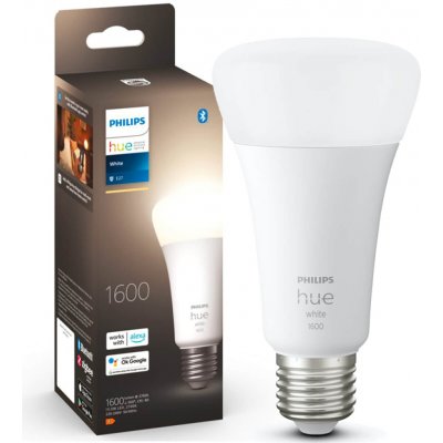 Philips Hue LED žárovka 15,5W E27 1600lm 2700K bílá – Hledejceny.cz