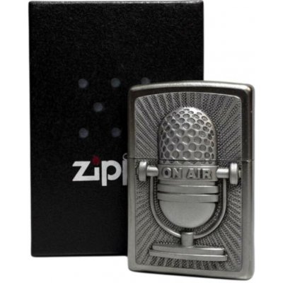 Zippo sat.fin.Plakette Microphone Retro Style – Hledejceny.cz